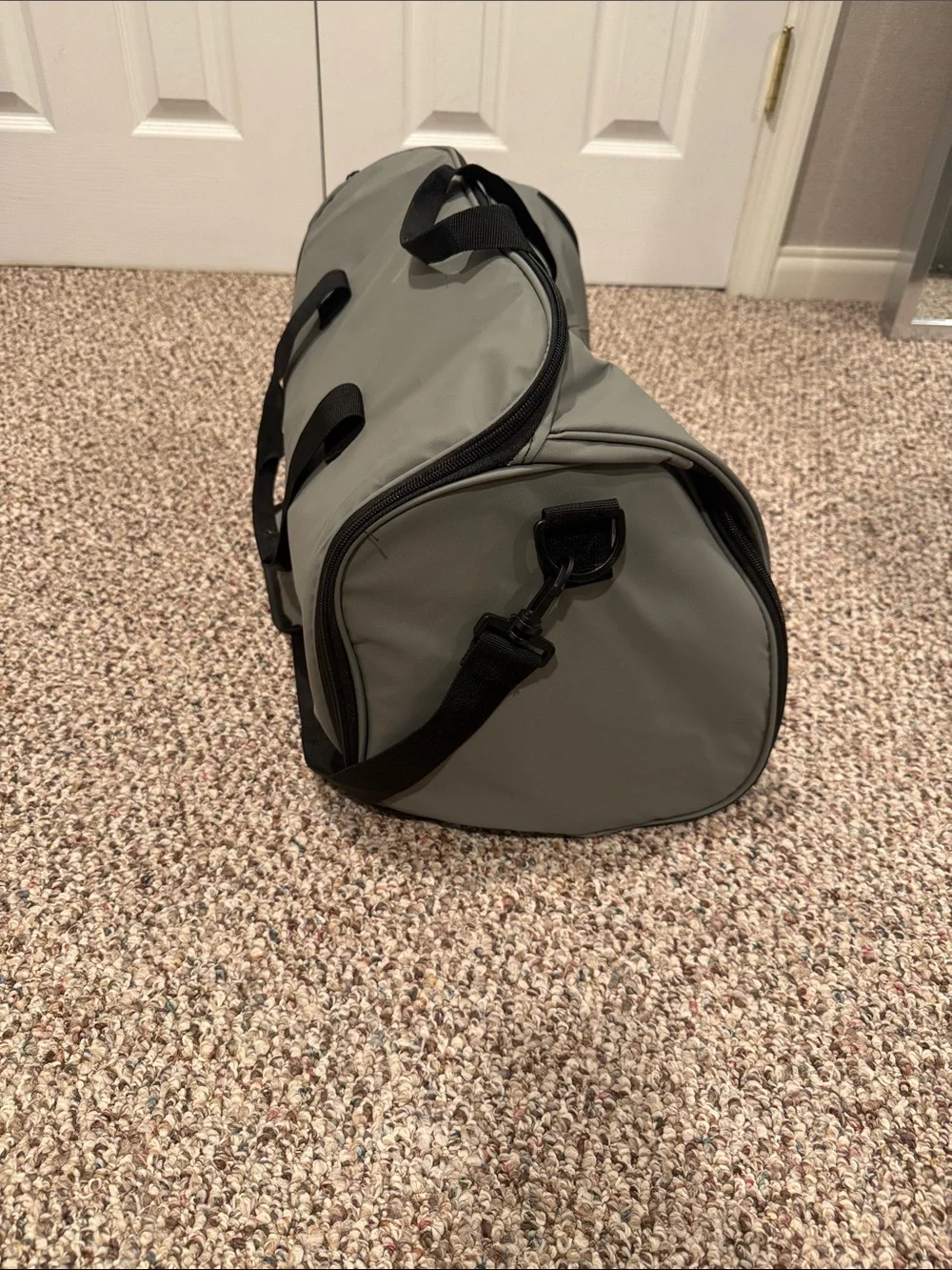 Grey Men's Travel Duffel Suit Bag